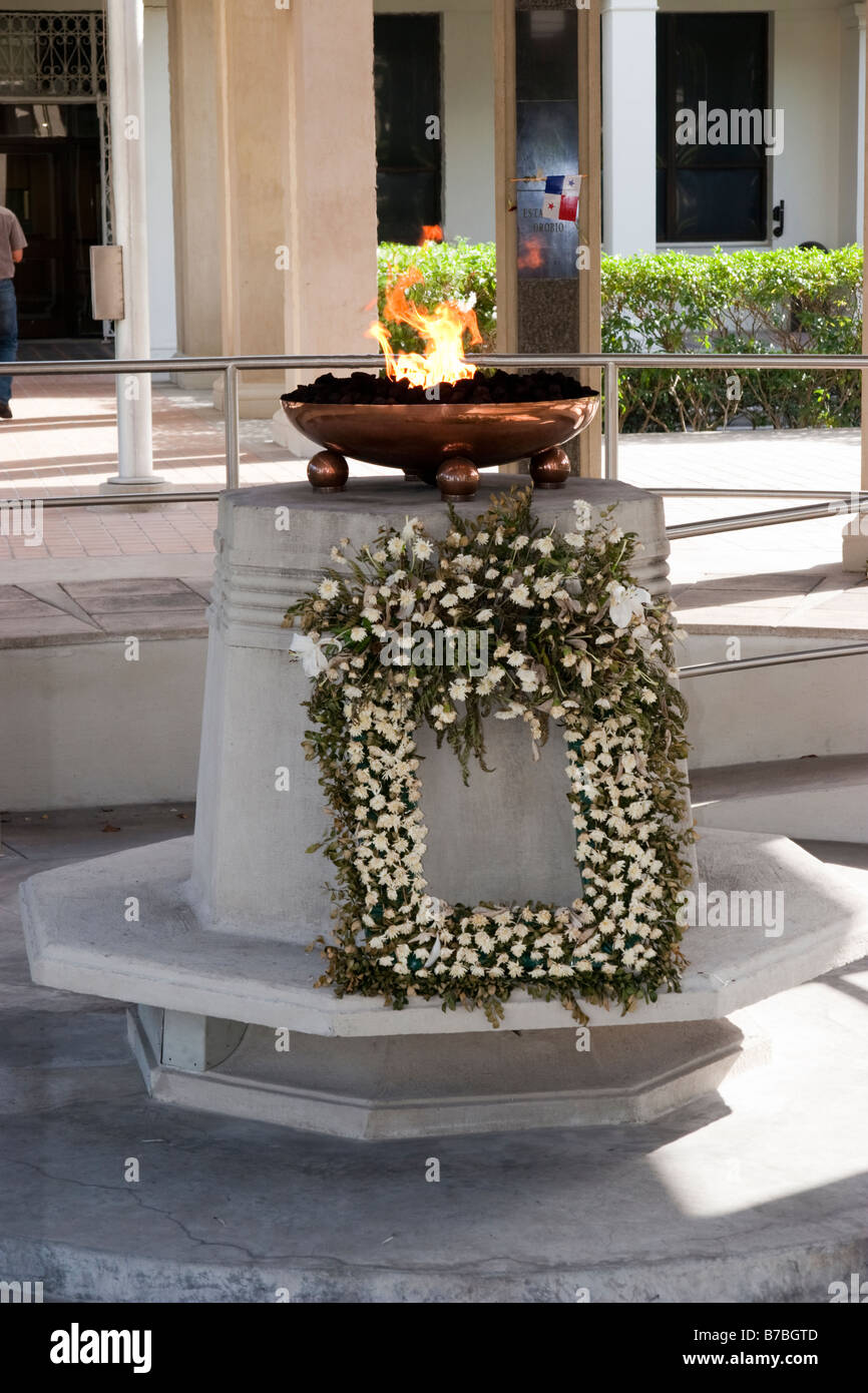Martyr's Day Memorial. Ascanio Arosemena Training Centre, Balboa, Panama, République de Panama, Amérique Centrale Banque D'Images