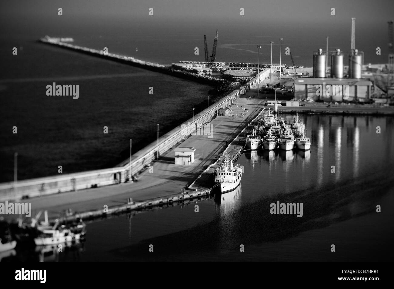 Port maritime. L'Italie. Ortona Banque D'Images