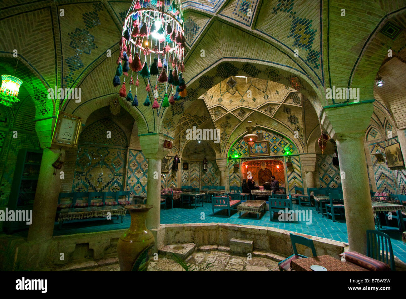 Hammam dans Regents Regents Bazar en Iran Kerman Banque D'Images