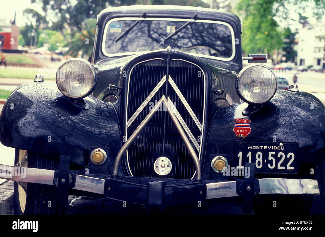 1955 Citroen Traction Avant Montevideo Uruguay Banque D'Images