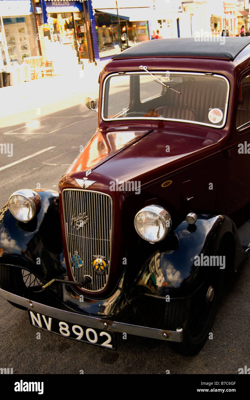 Austin Seven vintage car , Angleterre Banque D'Images