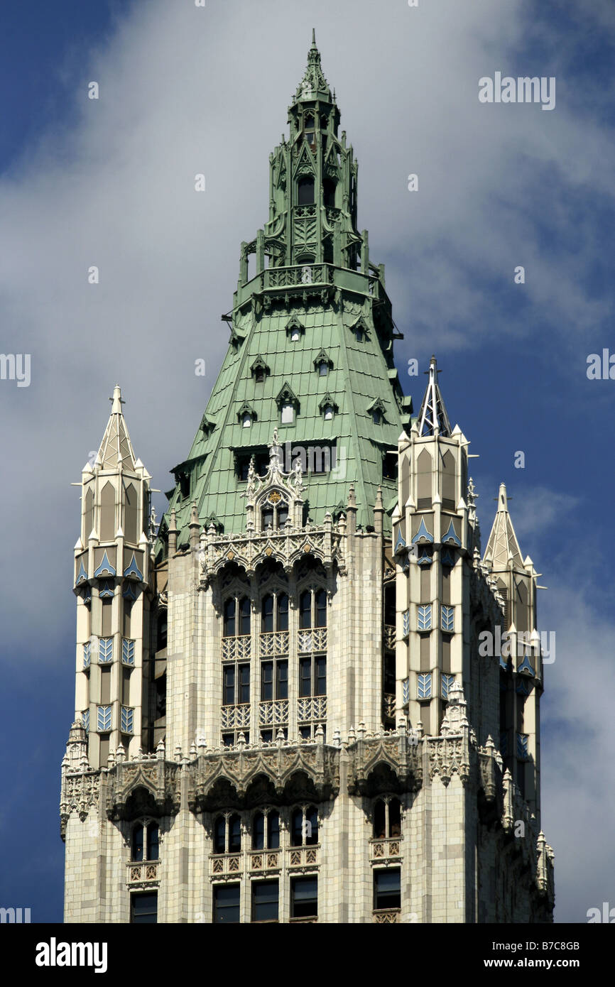 Woolworth Building, New York City, USA Banque D'Images