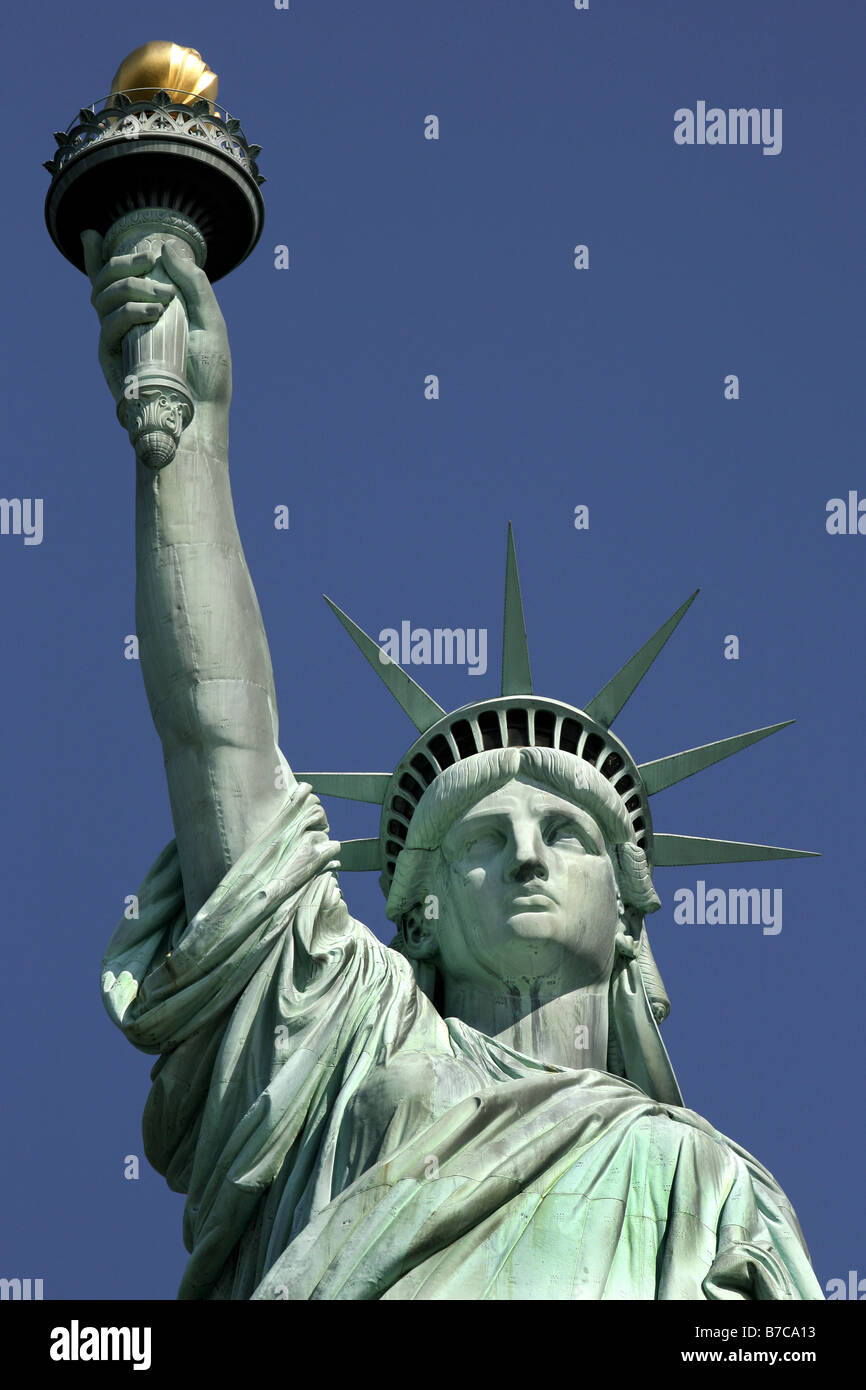 Statue de la liberté, New York City, USAnaerbillede Banque D'Images