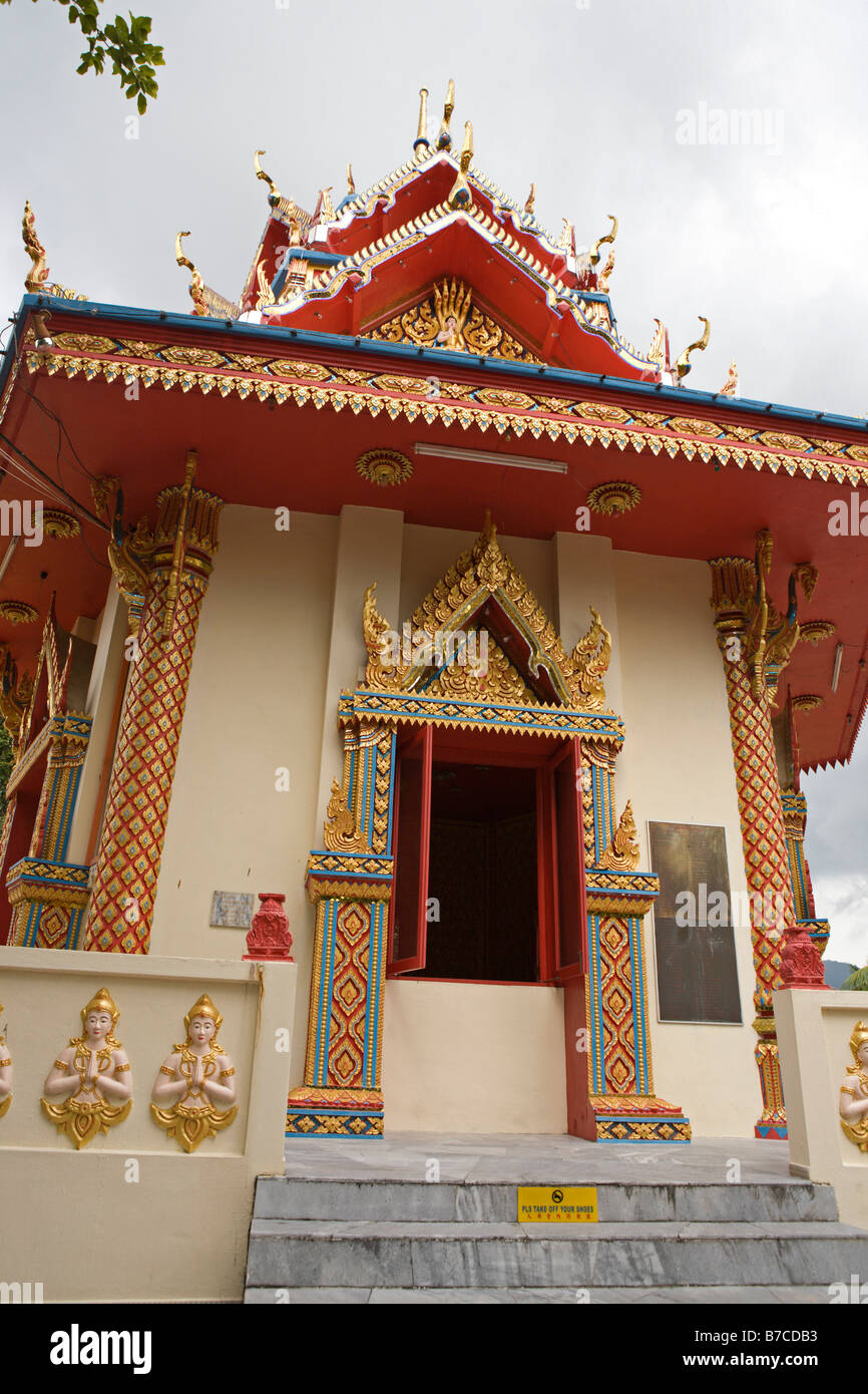 Wat Chaiyamangalaram aka Wat Chaiya, Penang, Malaisie Banque D'Images