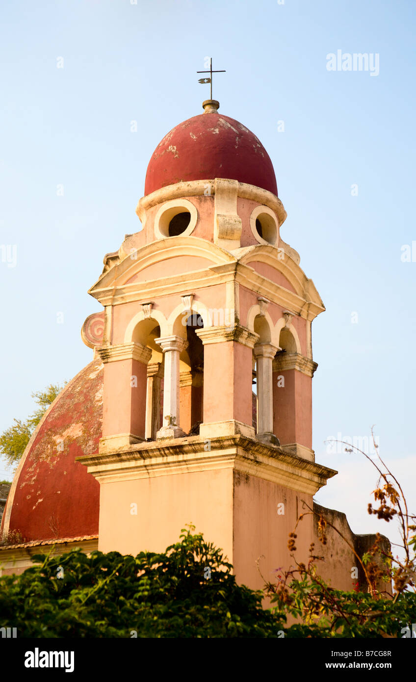 Eglise catholique romaine de la Vierge de Ténédos Corfu Banque D'Images