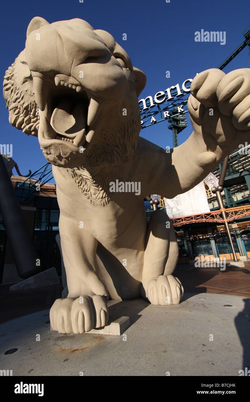 Comerica Park à Detroit, Michigan. Banque D'Images