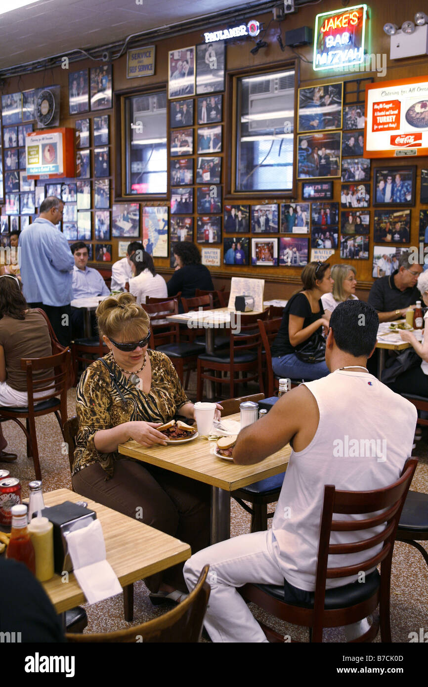 Katz's Delicatessen, New York City, USA Banque D'Images