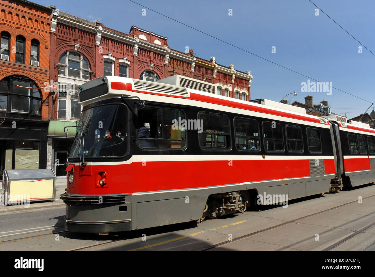 Toronto tramway (tram) Banque D'Images