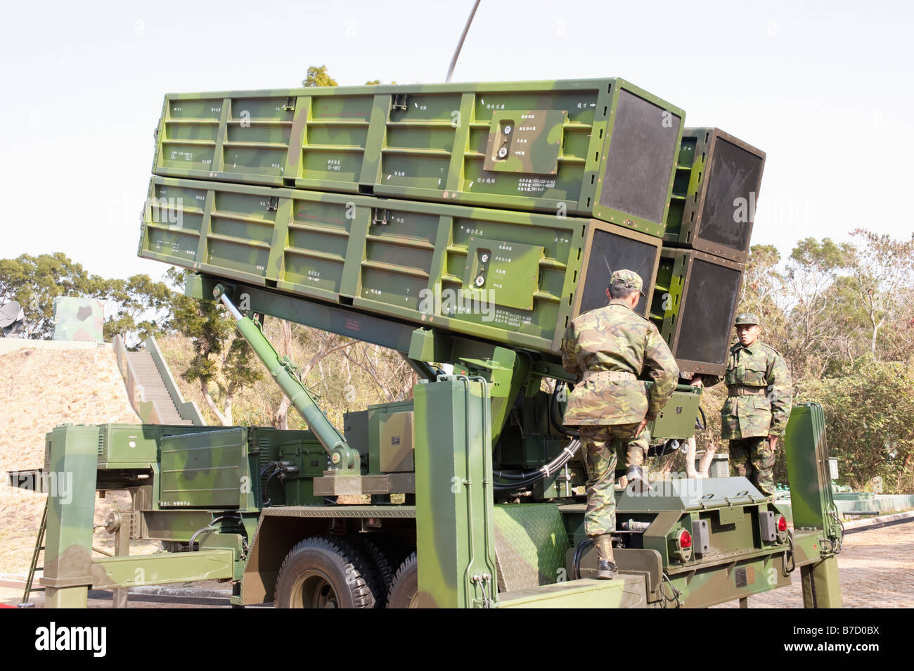 Tien Kung SAM, Sky Bow 1, lanceur de missiles surface-air, Taichung ...