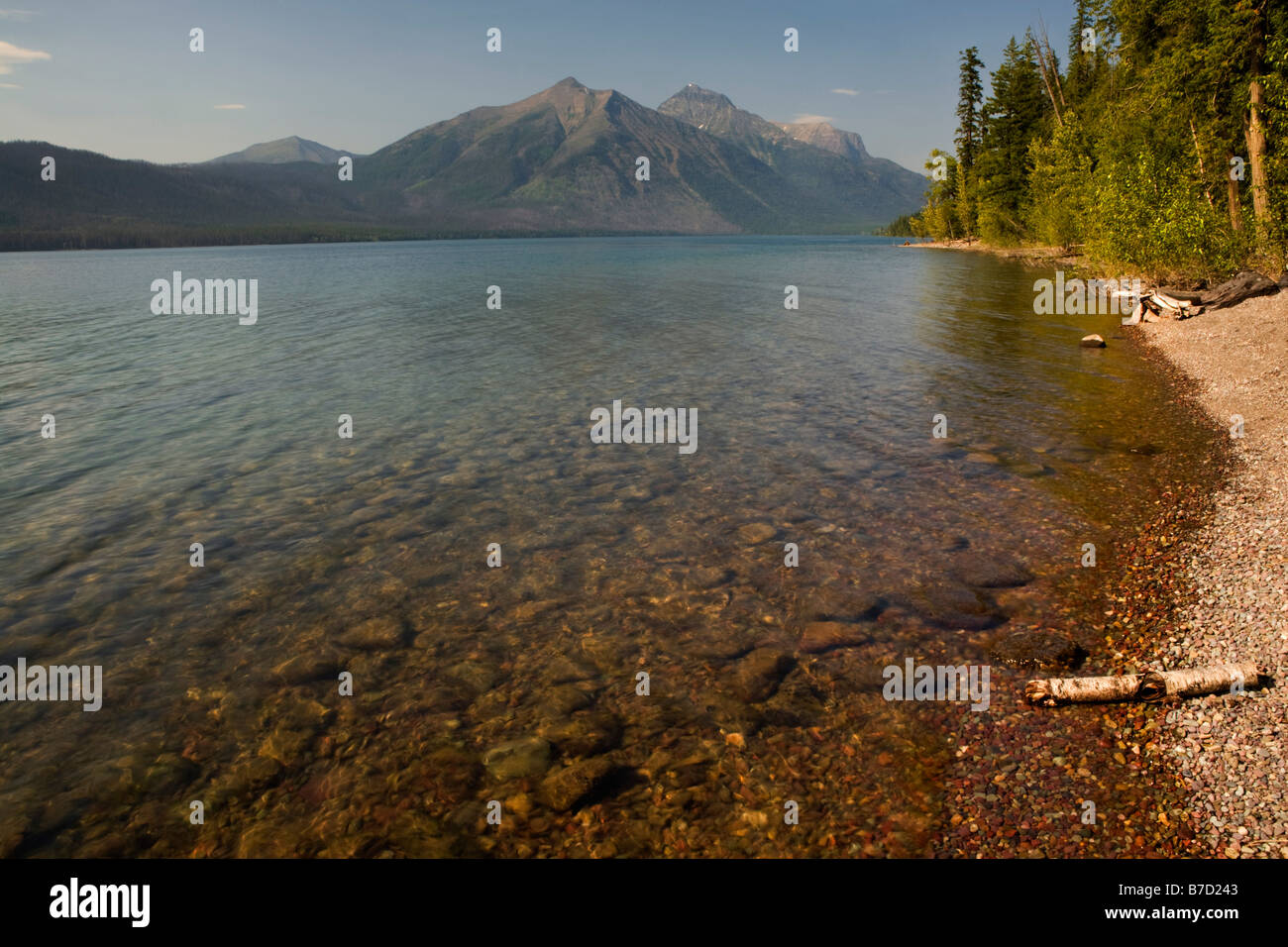 Lake McDonald, Glacier National Park, Montana, USA Banque D'Images