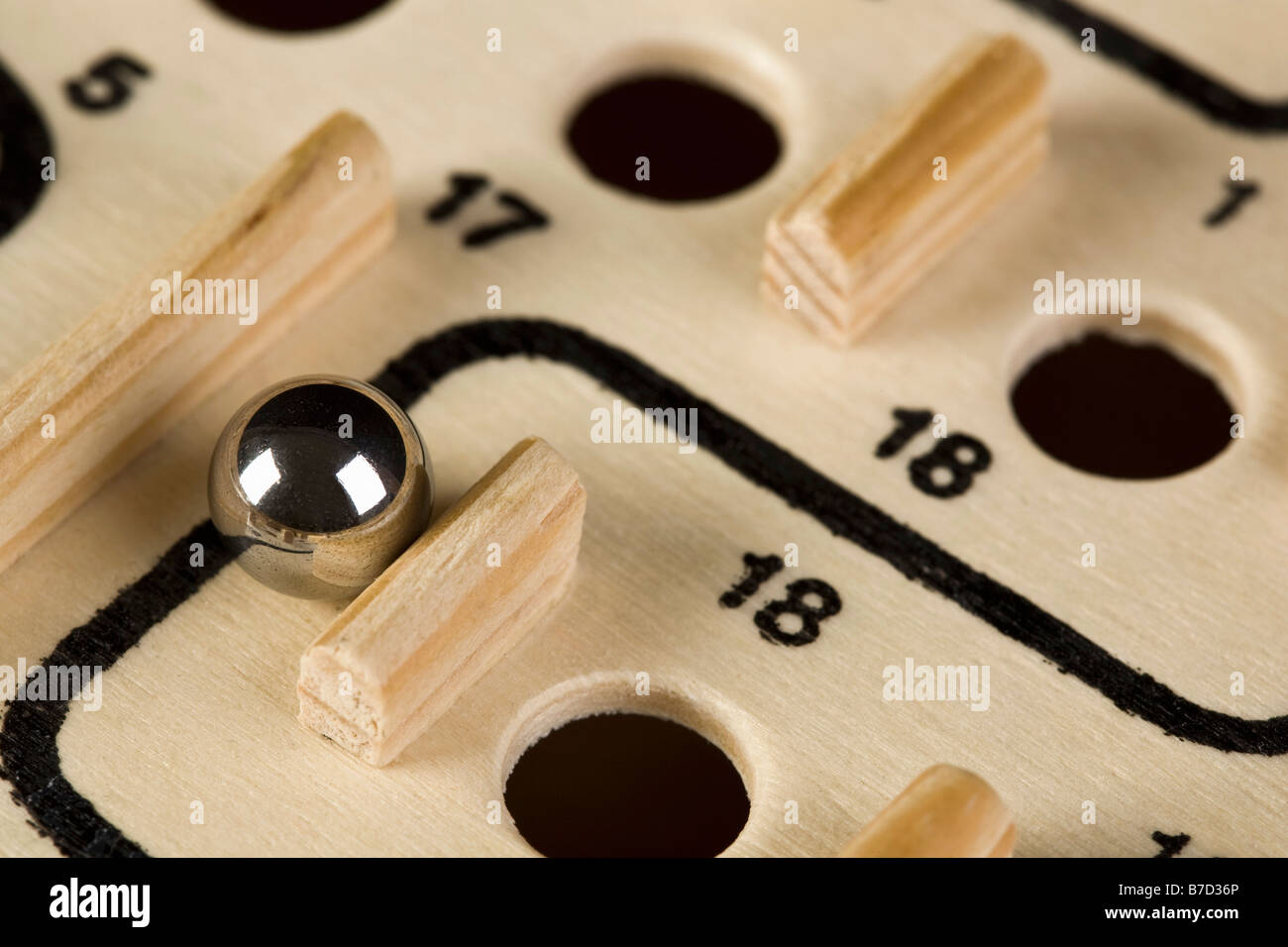 Close up un jeu de puzzle Banque D'Images