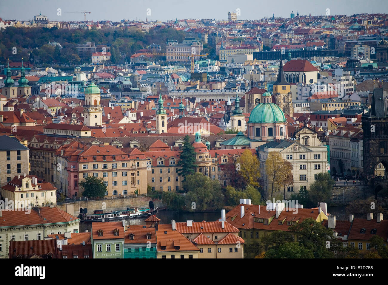 Cityscape, Vieille Ville, Prague, Prague, République Tchèque, Europe Banque D'Images