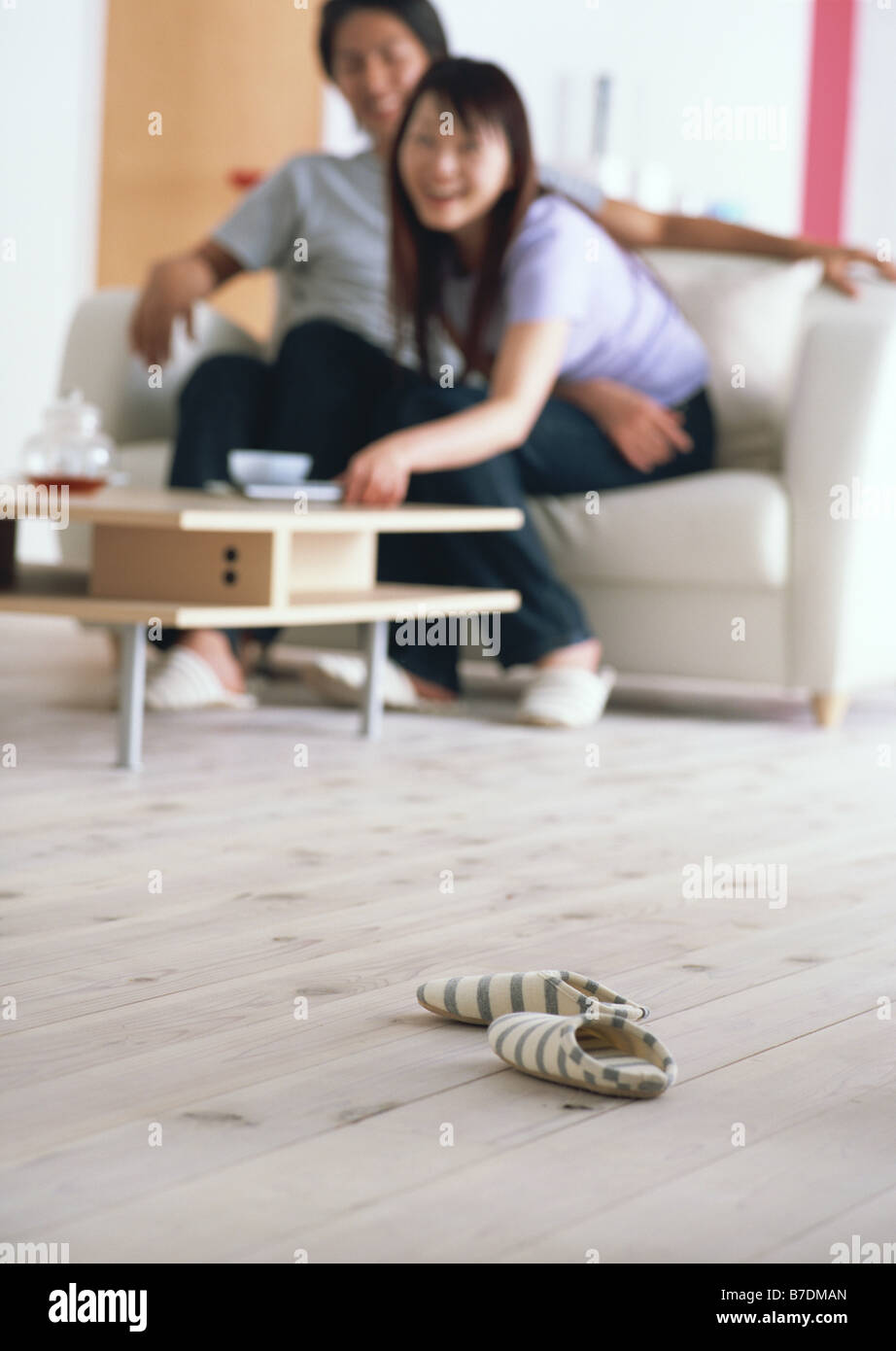 Temps de couple Banque D'Images