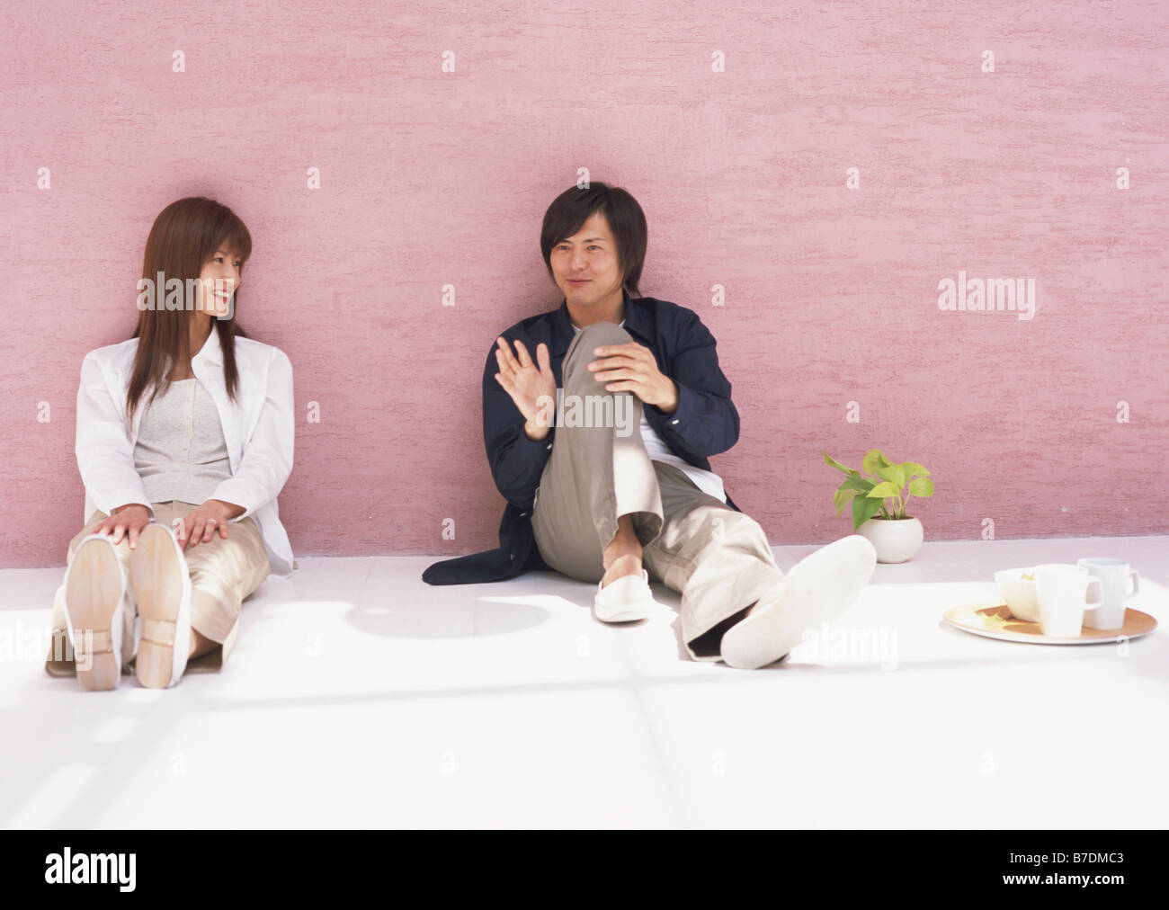 Temps de couple Banque D'Images