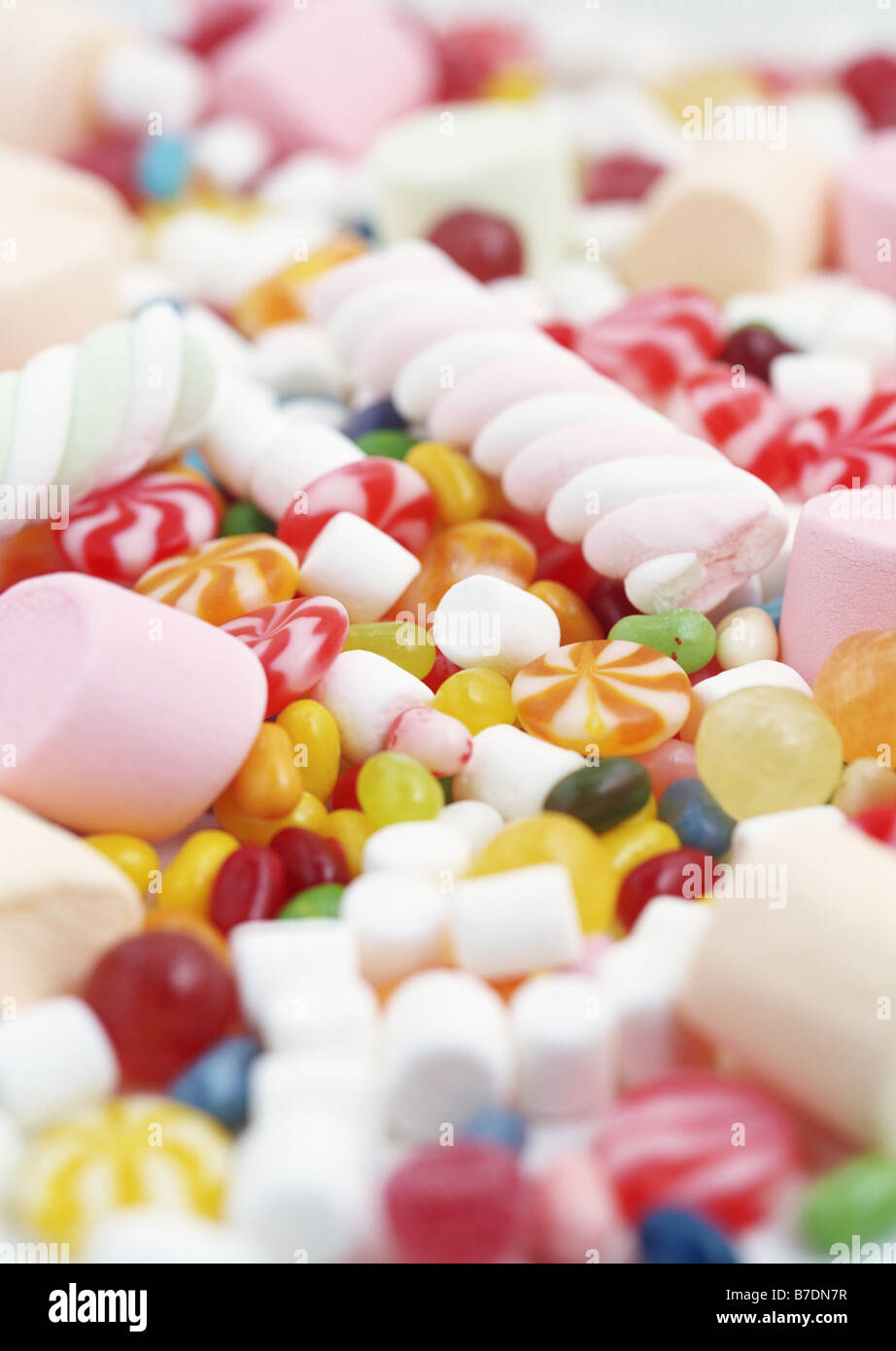 Variété de bonbons Banque D'Images