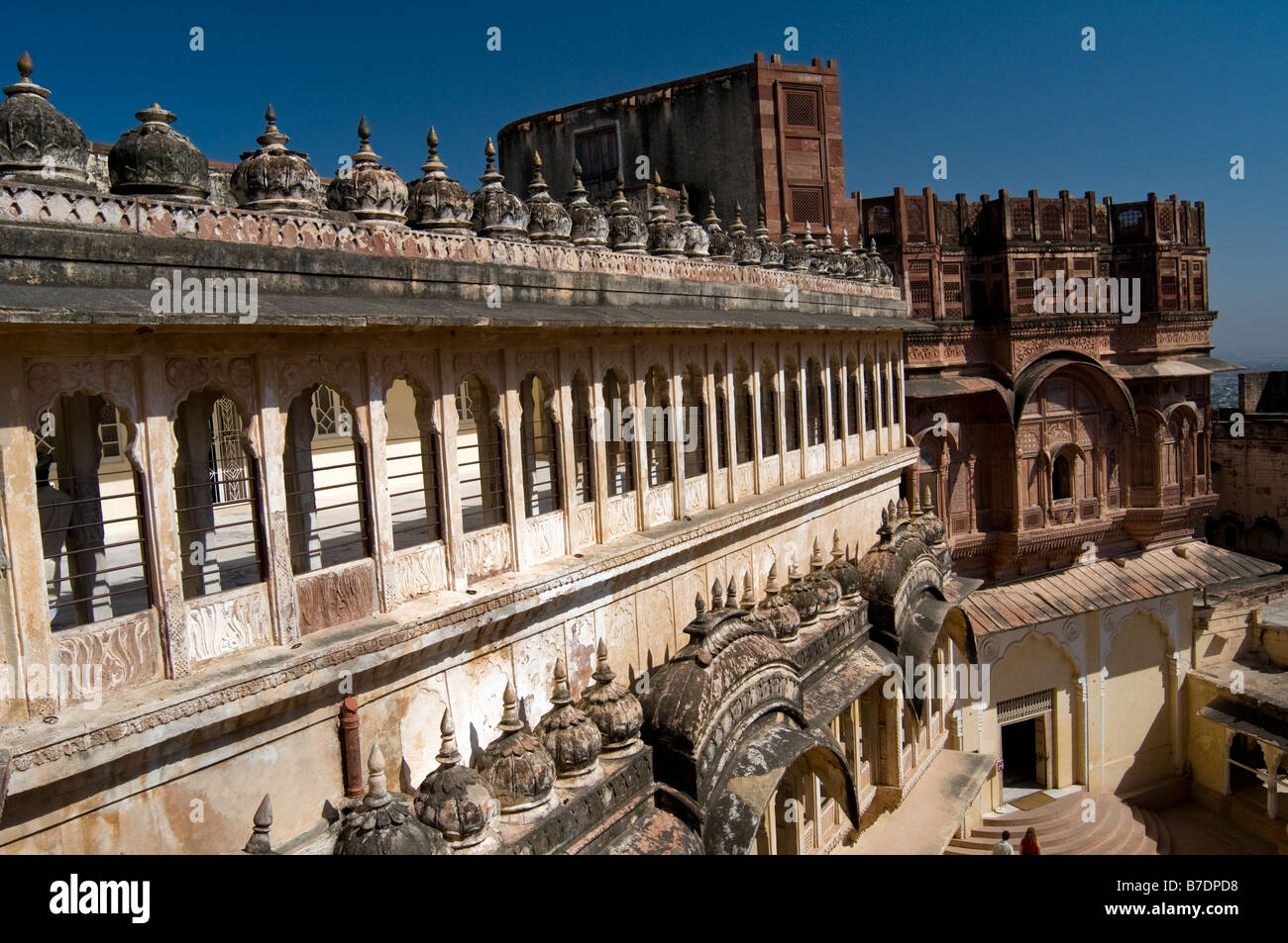 Meherangarh Fort. Jodhpur. Le Rajasthan. L'Inde. Banque D'Images