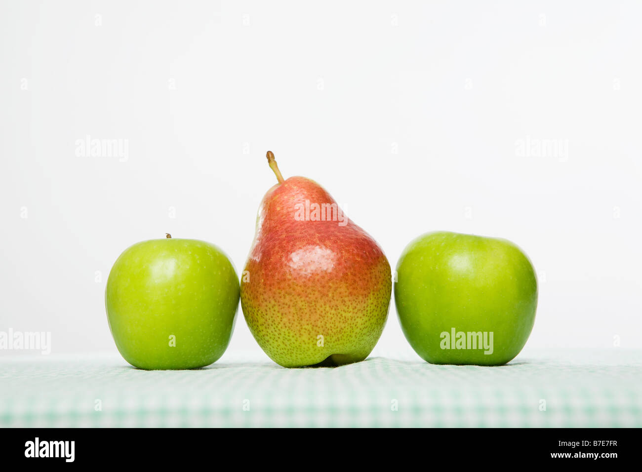 Pommes et poires Banque D'Images