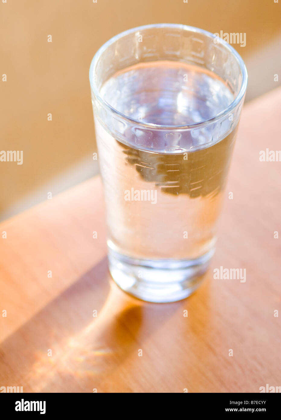 Verre d’eau Banque D'Images