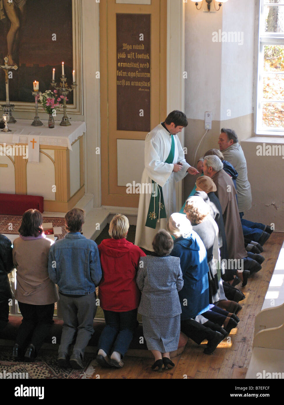 Pindi St. John's Church Võru Estonie Europe Comté Banque D'Images