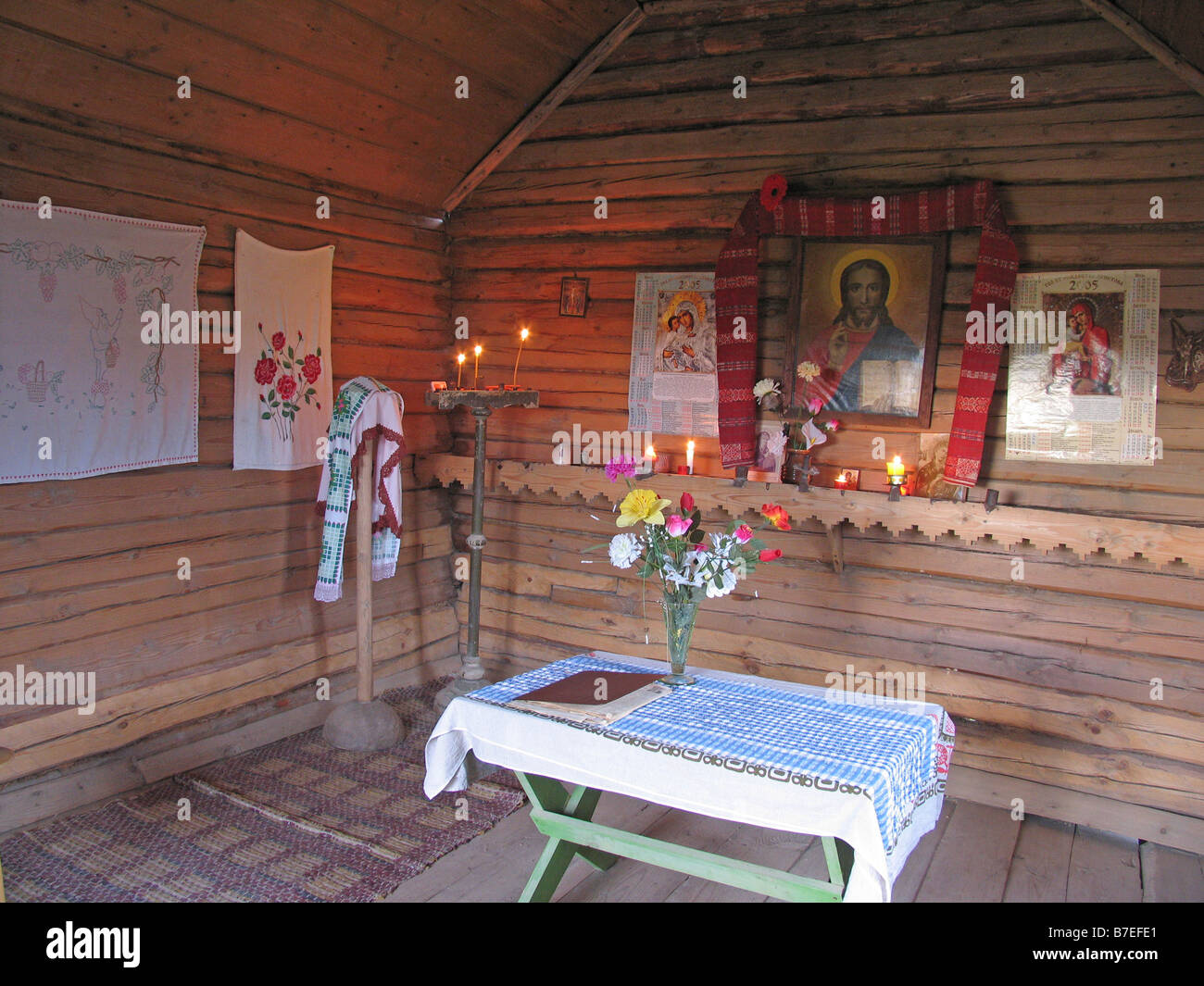Maison de prière à Võru Estonie Europe Comté Setumaa Banque D'Images
