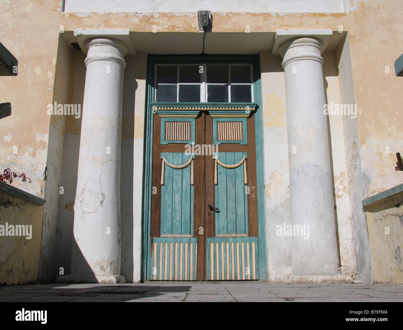 Porte dans Vana Antsla Manor, Tallinn, Estonie, Europe Comté Banque D'Images
