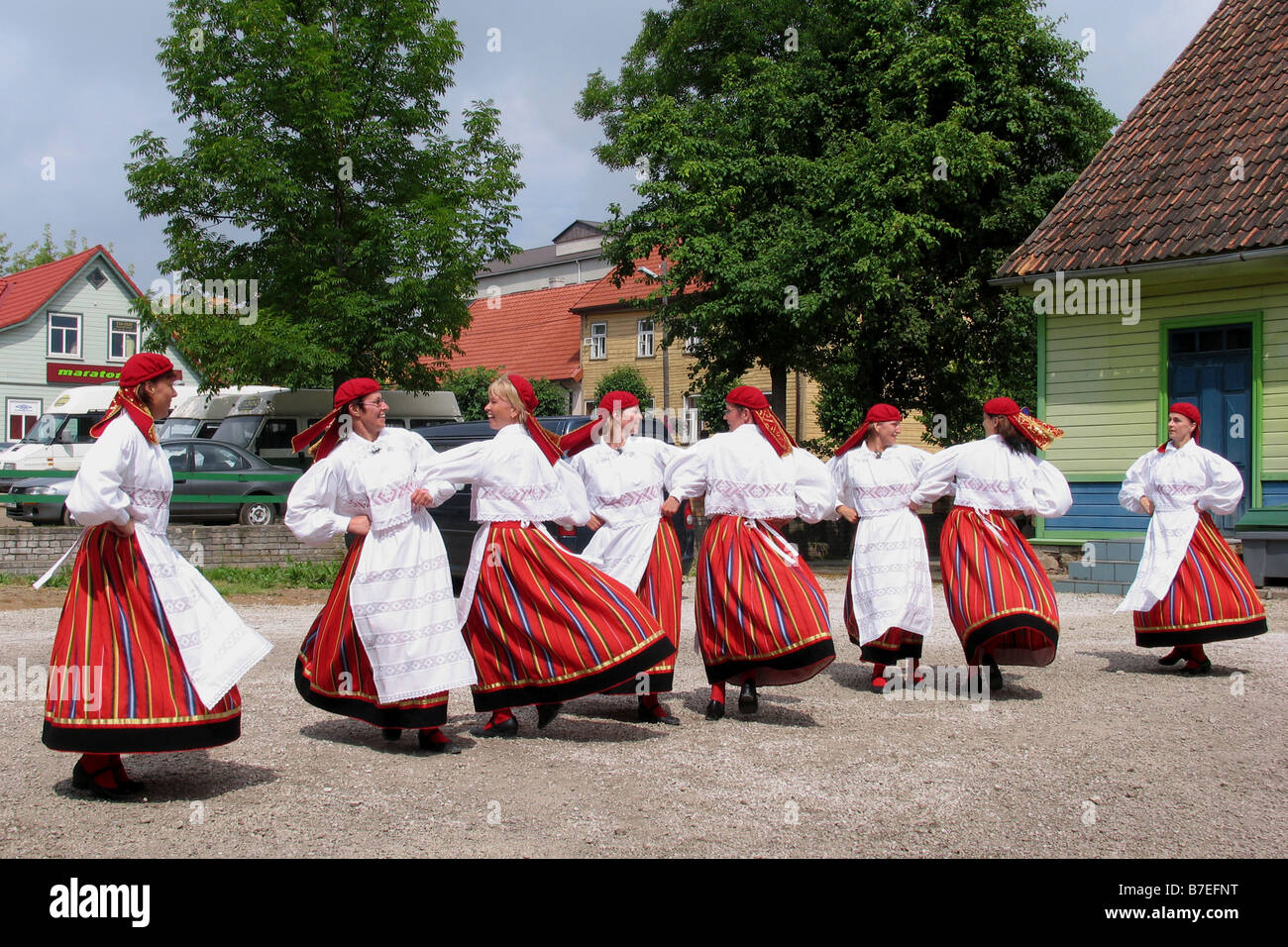 Folk Festival à Tallinn, Estonie, Europe Banque D'Images