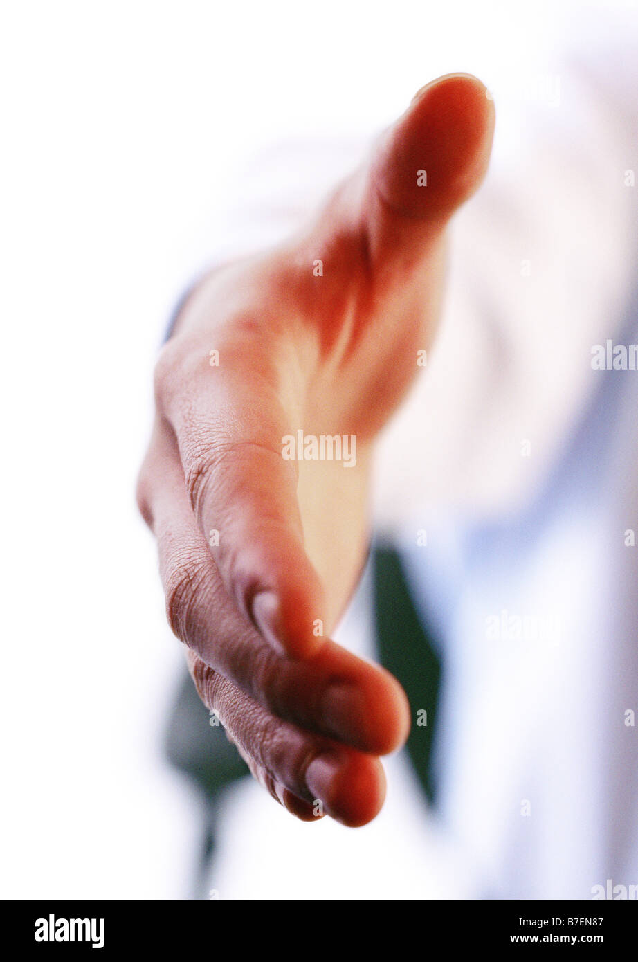 De Tendre La Main Pour Saluer Photo Stock Alamy