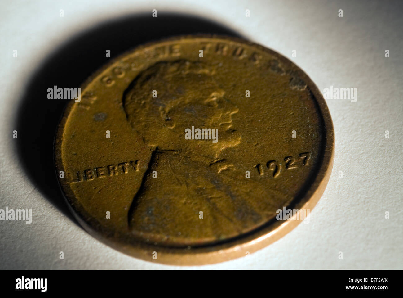 Un 1927 Lincoln-nous 100 Banque D'Images