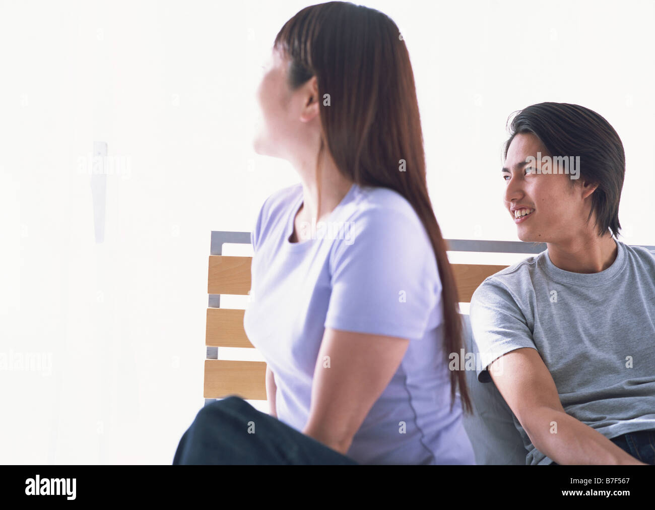 Temps de couple Banque D'Images