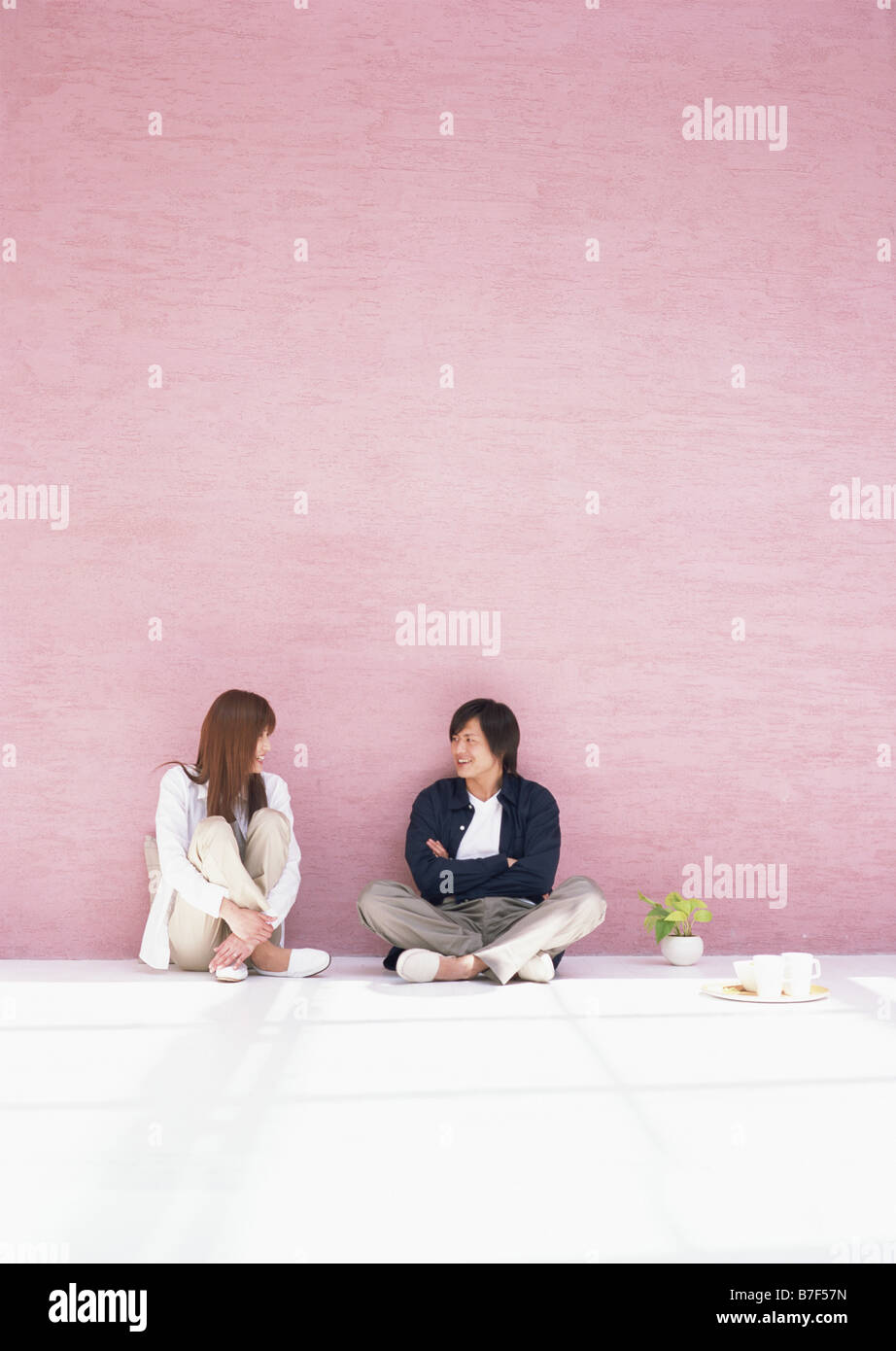 Temps de couple Banque D'Images