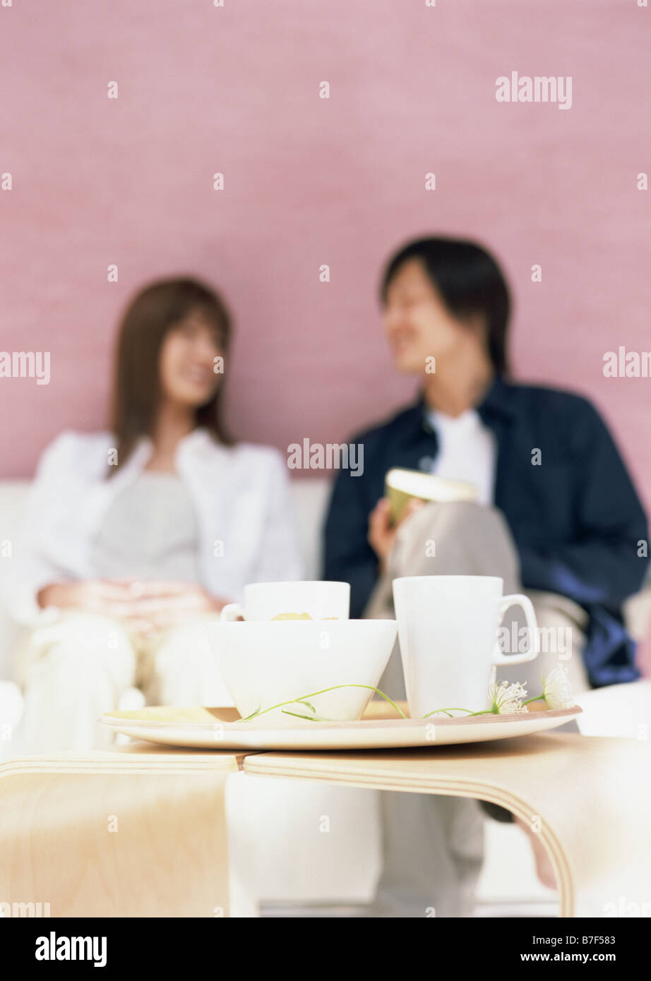 Temps de couple Banque D'Images