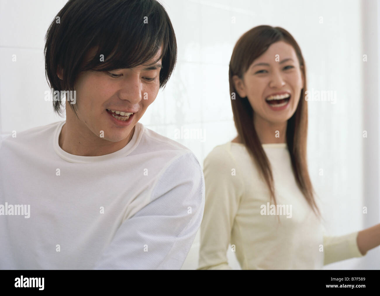 Temps de couple Banque D'Images