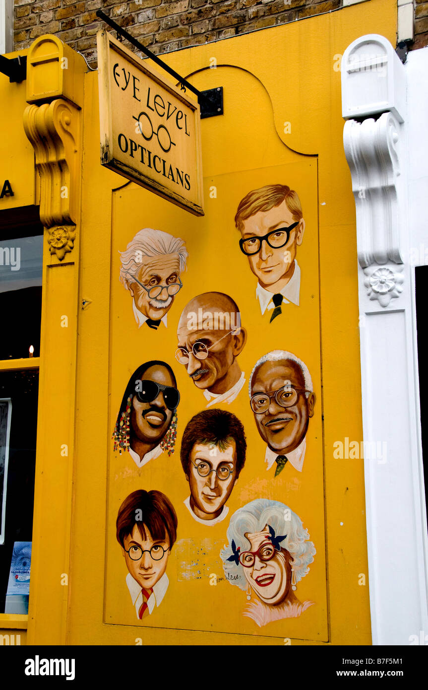 Marché de Portobello Road Notting Hill harry potter Einstein Gandi Martin Luther King John