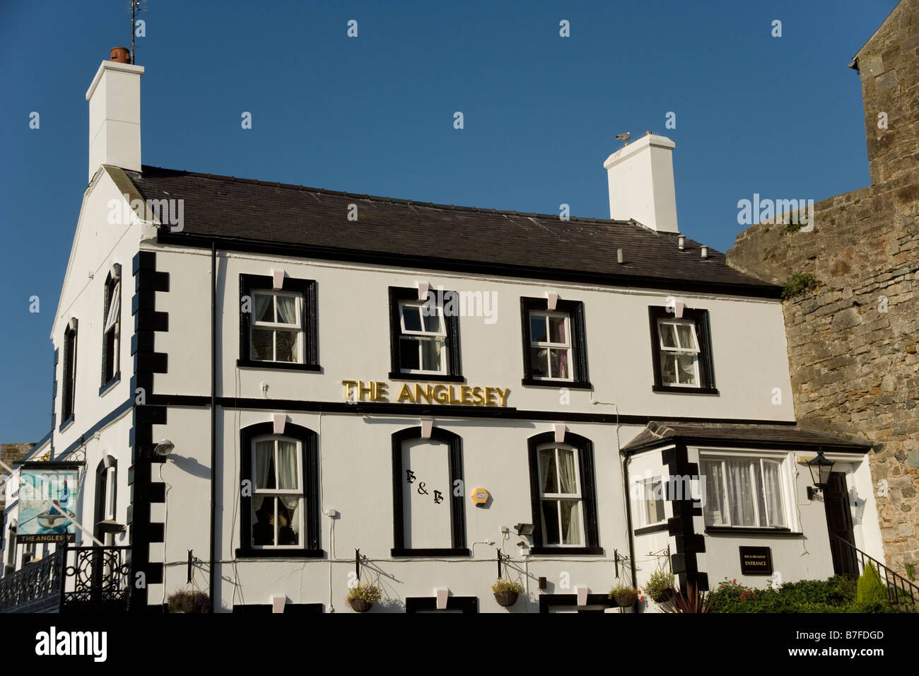 Caernarfon to anglesey Banque de photographies et d’images à haute