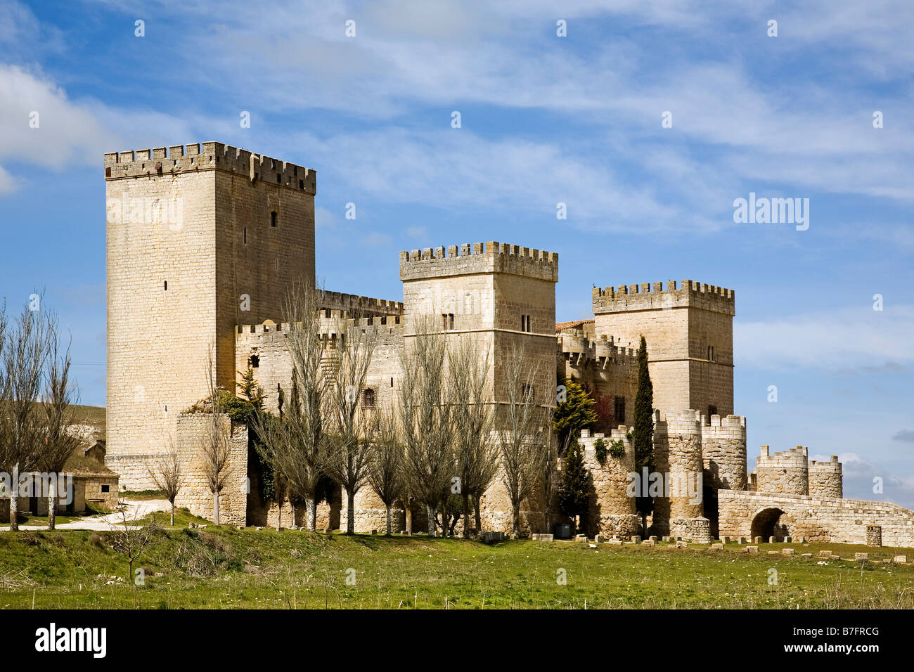 Castillo de Ampudia Palencia Castille Leon España Château Ampudia Palencia Castille Leon Espagne Banque D'Images