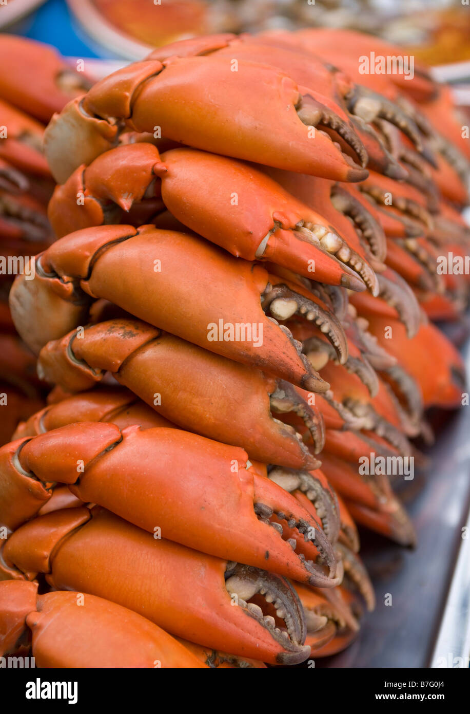 Pinces de homard Bangkok Thaïlande Banque D'Images