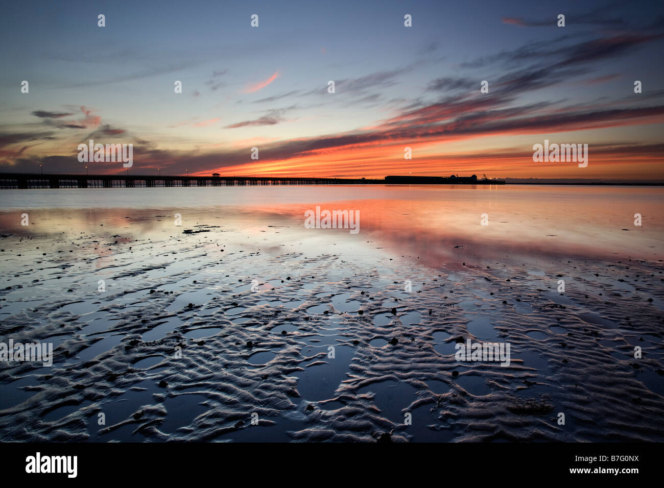 Ryde pier, à l'île de Wight Banque D'Images