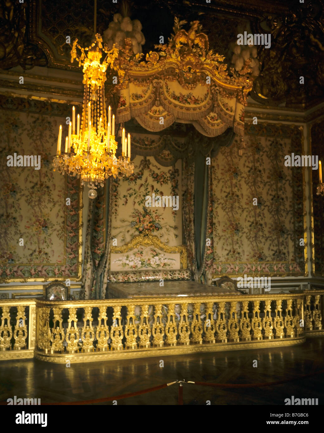 Chambre de la Reine Marie Antoinette. Versailles, Dettaglio…