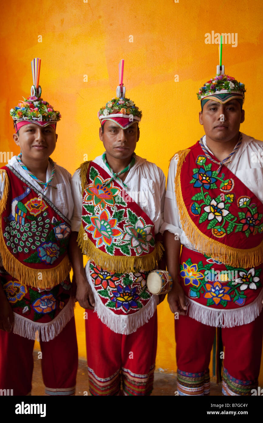 Danseurs de Nayarit performance Viva Mexico Mexique Sinaloa Mazatlan Bal Spectaculare Banque D'Images