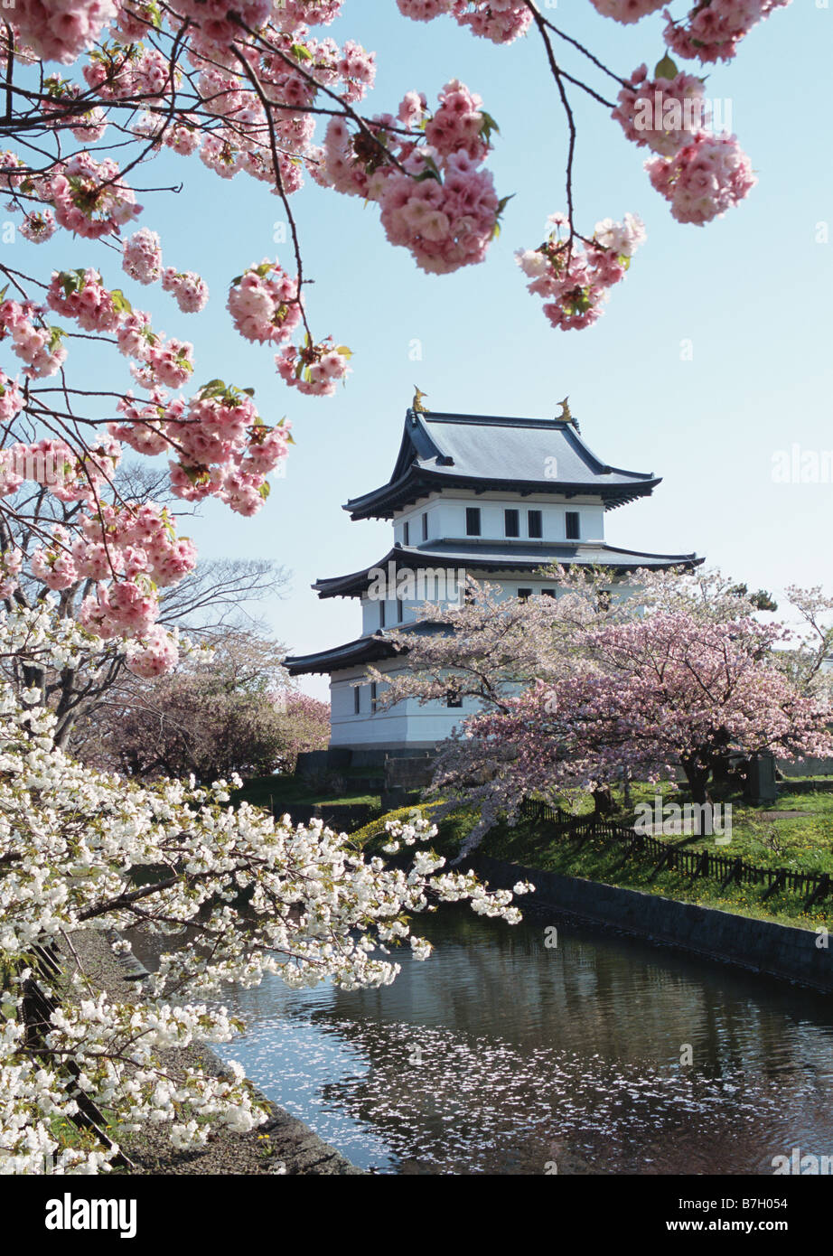 Matsumae castle matsumae hokkaido japan Banque de photographies et d