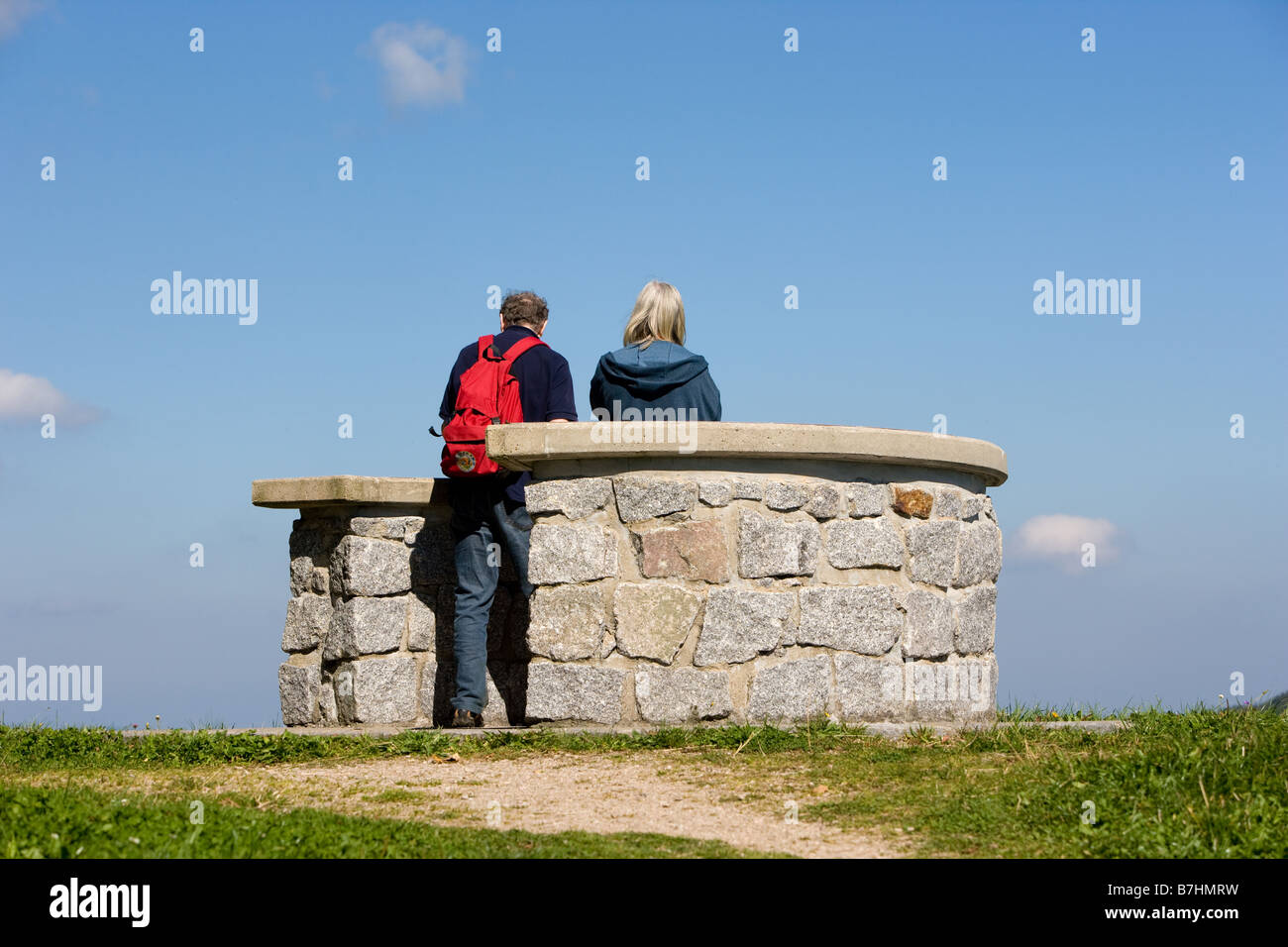 Paysage dans les Vosges Banque D'Images