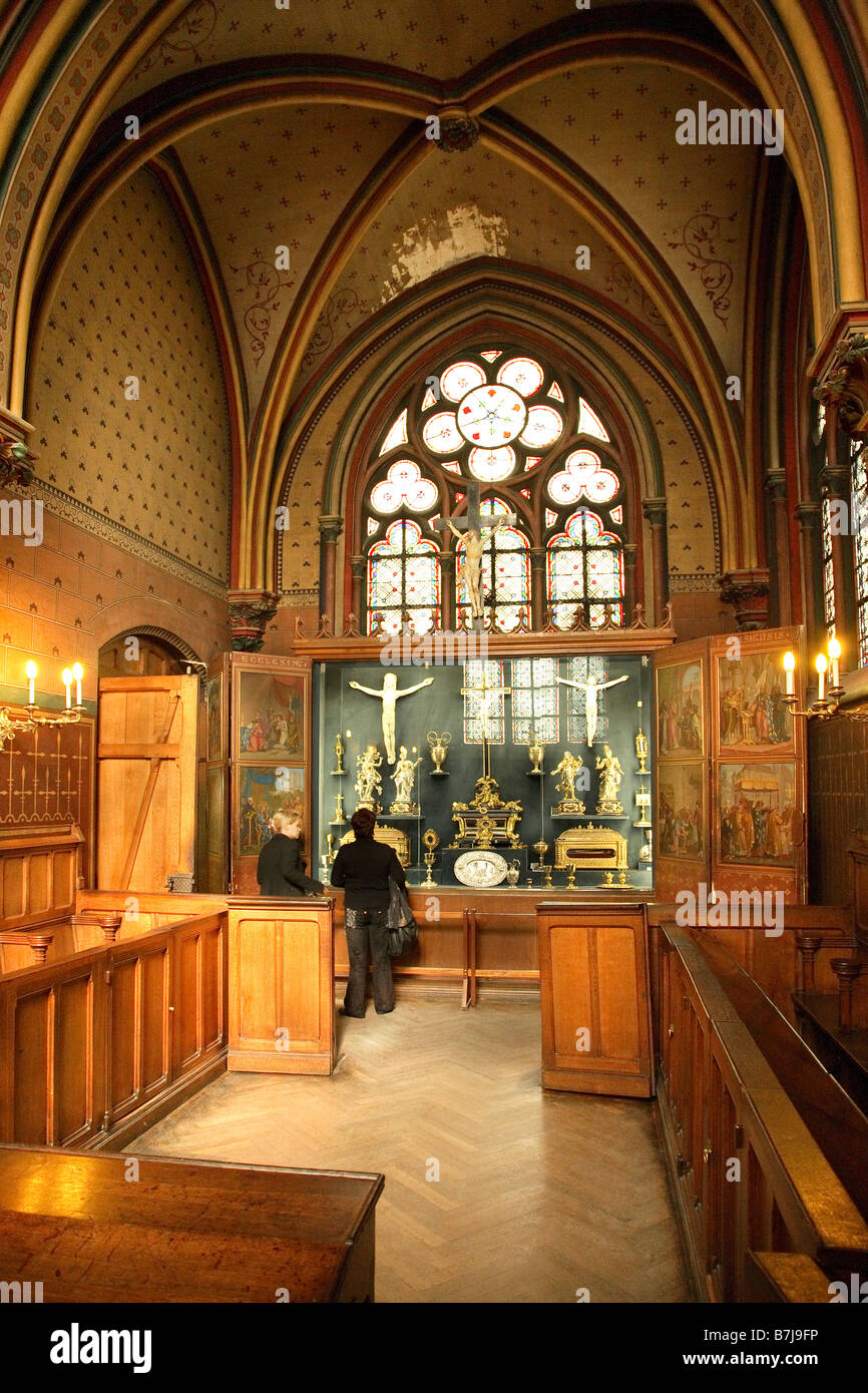 SACRISTIE DU CHAPITRE DE NOTRE DAME DE PARIS Banque D'Images
