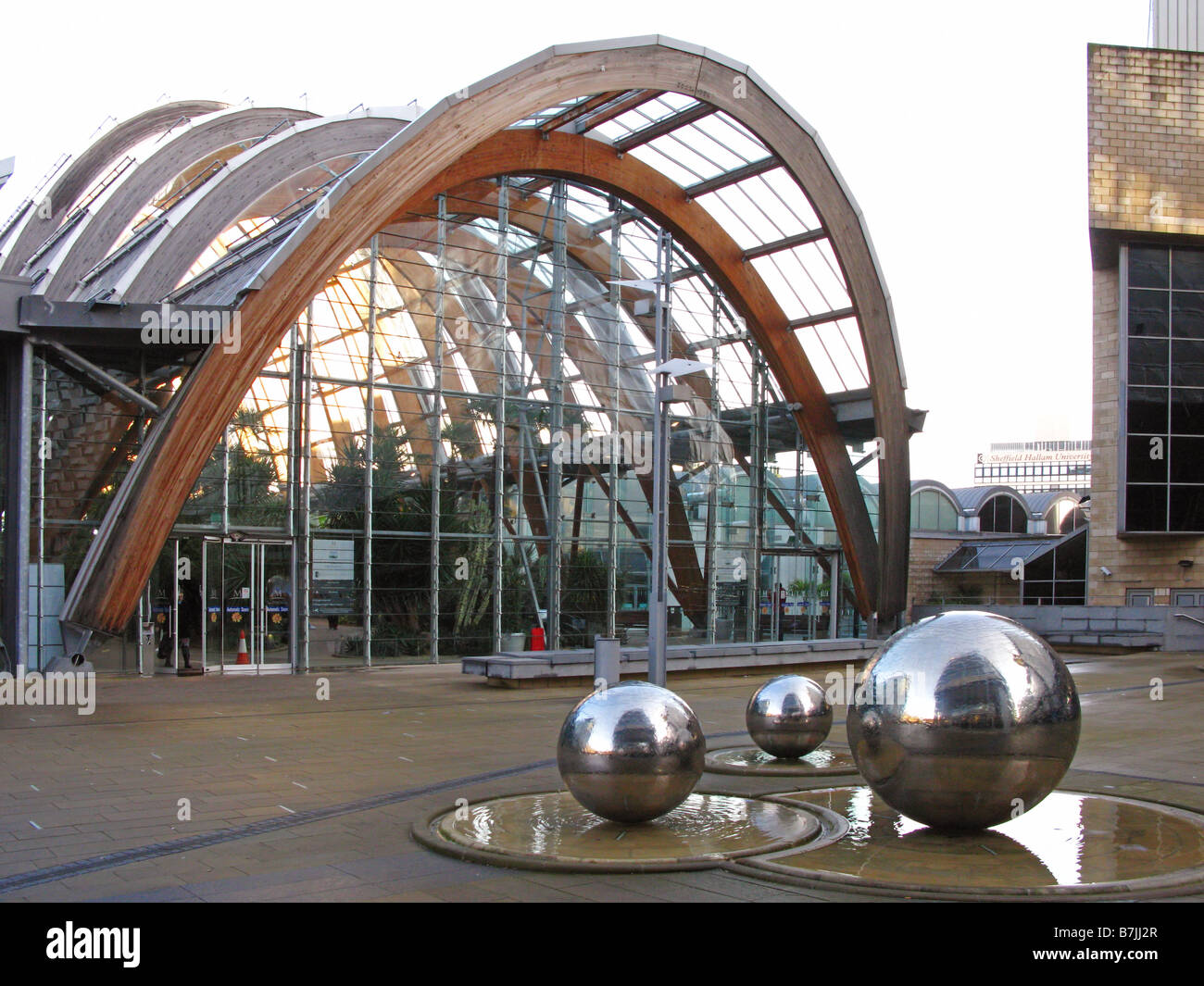 Jardin d'hiver, Sheffield Banque D'Images