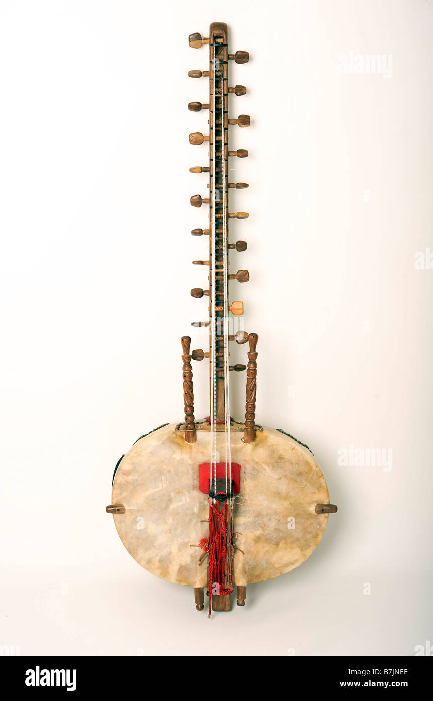 Instrument de musique africaine Kora instrument à cordes Photo Stock - Alamy
