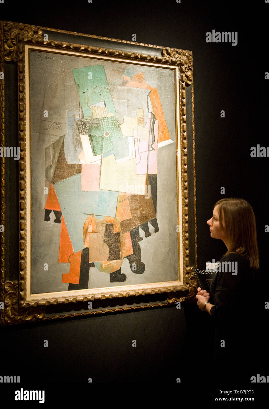 Picasso "Instrument de musique sur un guéridon" de l'Yves Saint Laurent et Pierre Berge' Collection at Christie's Londres Banque D'Images