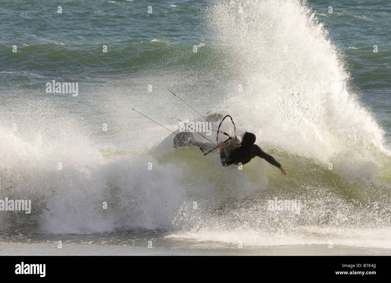 Kite surfeur Banque D'Images