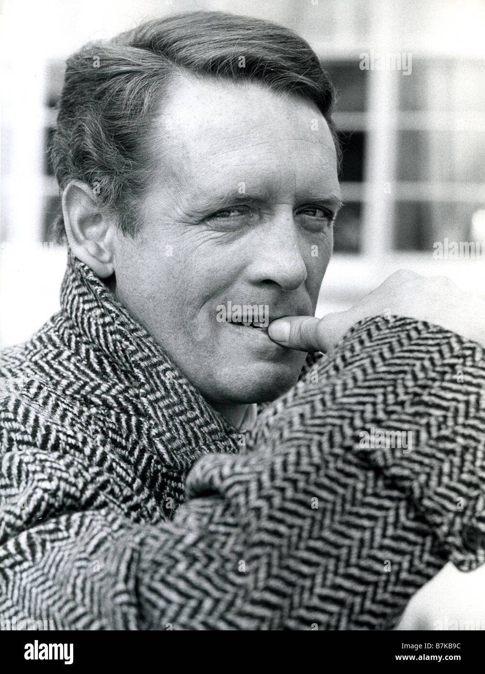 PATRICK McGoohan sur le tournage de danger Man en 1967 photo : Tony Gale Banque D'Images
