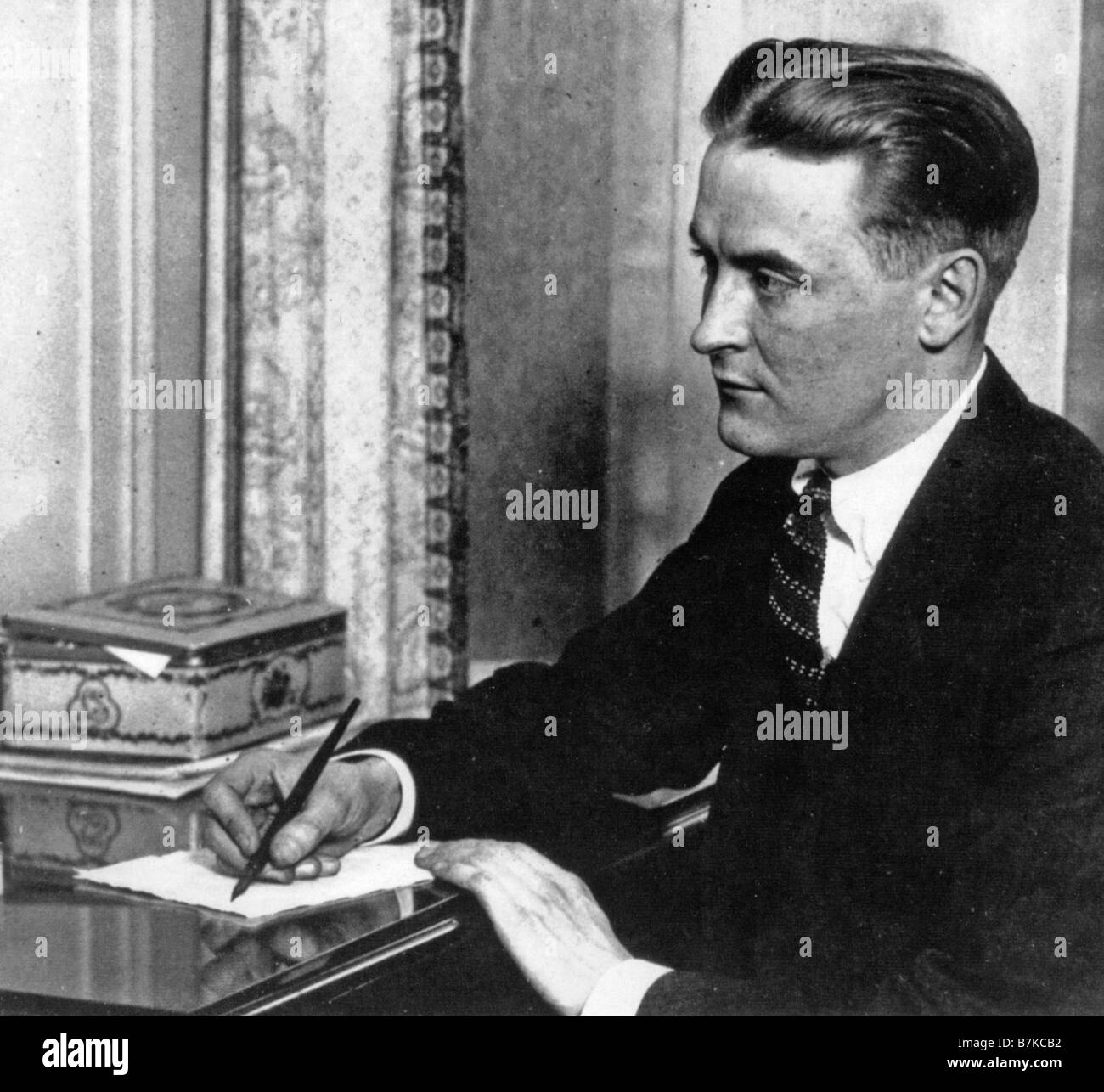 F SCOTT FITZGERALD - 1940 1896 romancier américain Banque D'Images