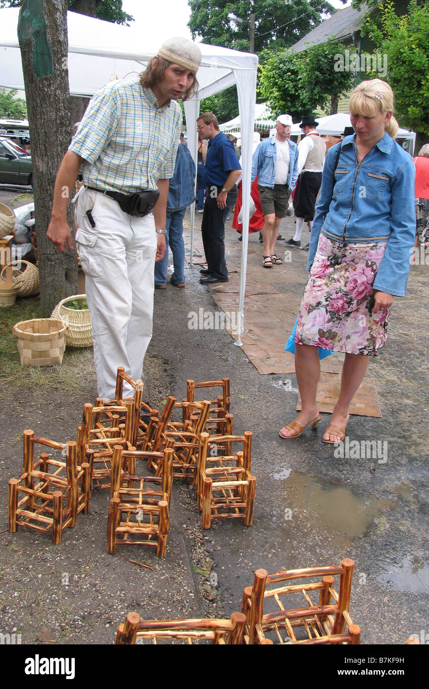 Juste à Võru Estonie Europe Banque D'Images