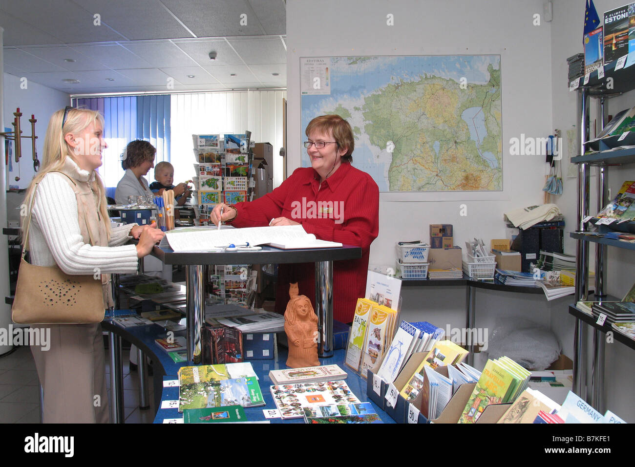 Centre d'information touristique de Tallinn, Estonie Banque D'Images